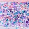 75g Mix Resin Pearls Rhinestones Kit, 3-10mm Half Pearls and 2-6mm Flatback Rhinestones for Nail Art Decoration Shoes Clothes Tumblers Scrapbooking Craft DIY (Purple Pink White)